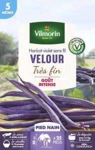 Haricot Nain Violet Velour - 5 m 